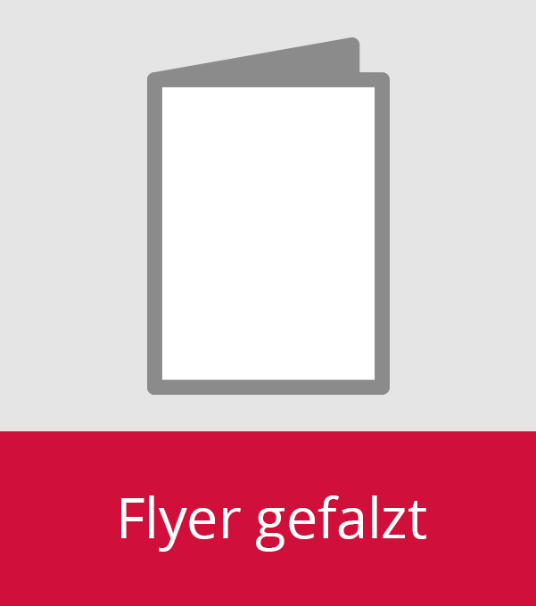 Flyer gefalzt