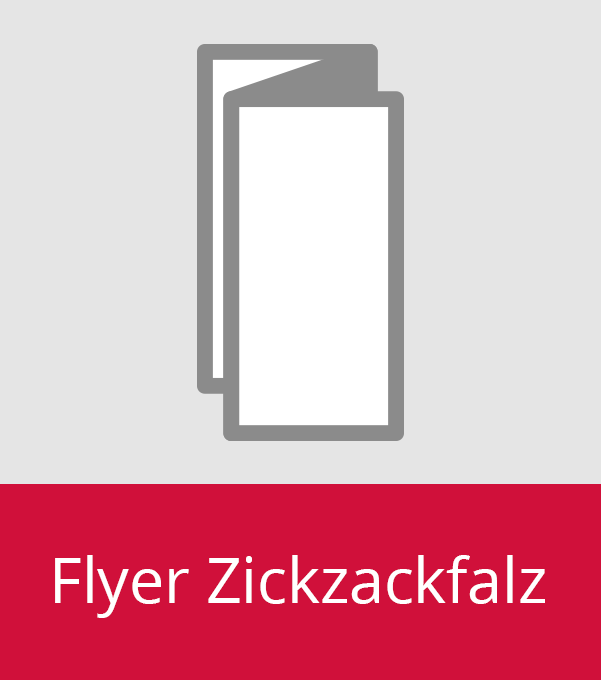 Flyer Zickzackfalz