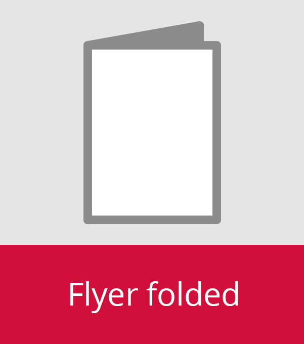 Flyer folded