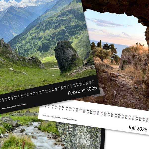 Kalender und Tischkalender selber gestalten
