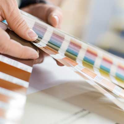 Drucken in Pantone Farben