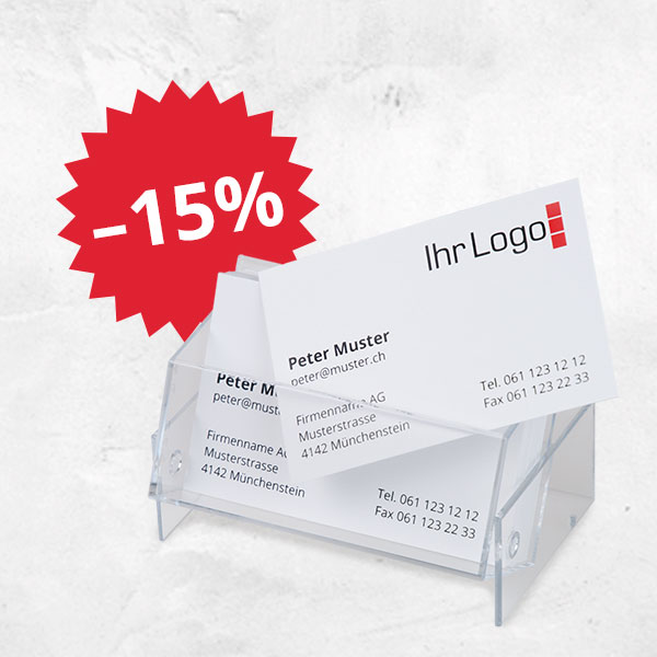 Preise für Visitenkarten gesenkt