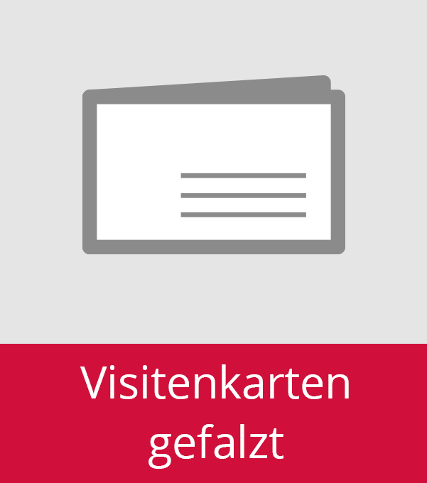 Visitenkarten gefalzt