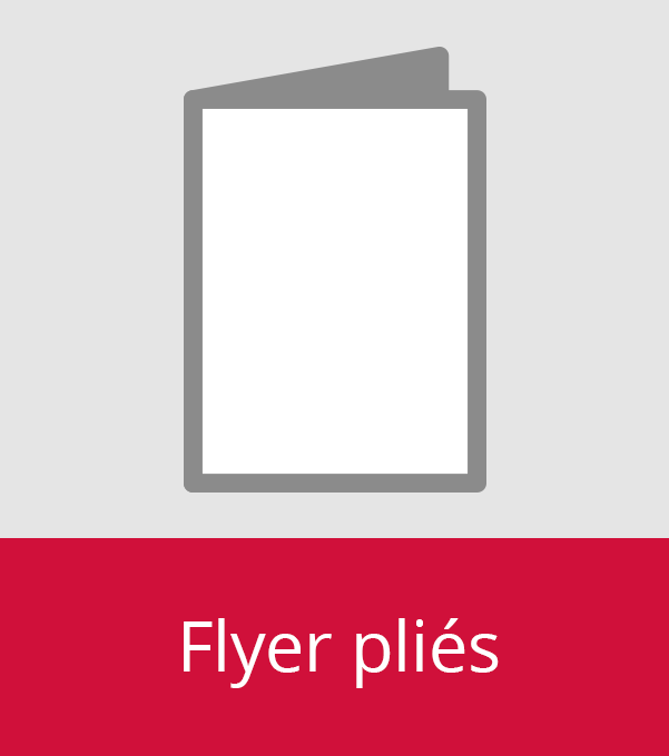 Flyer gefalzt