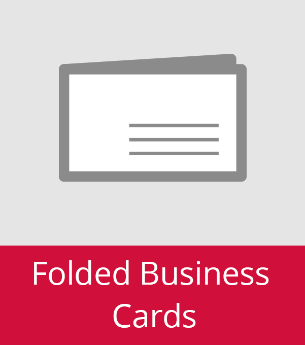 folded business cards