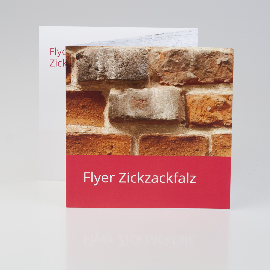Flyer Zickzackfalz