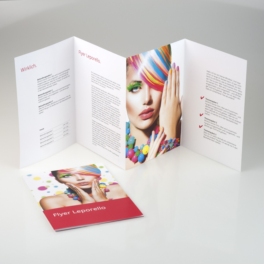 Flyer Leporello