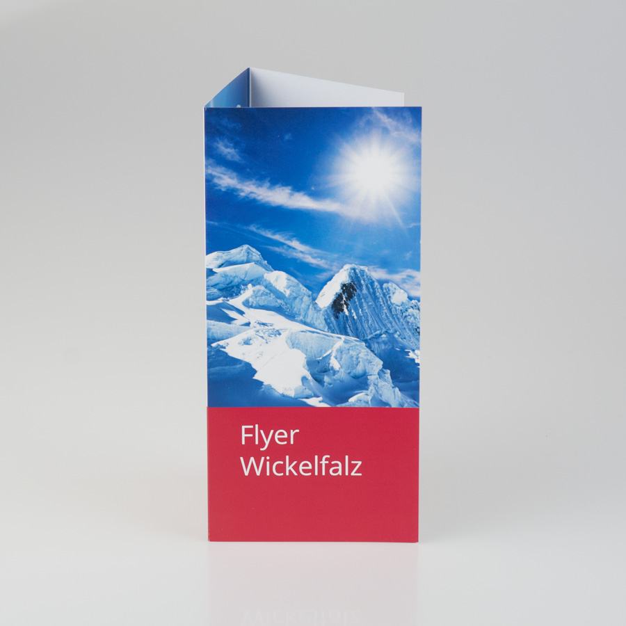 Flyer Wickelfalz