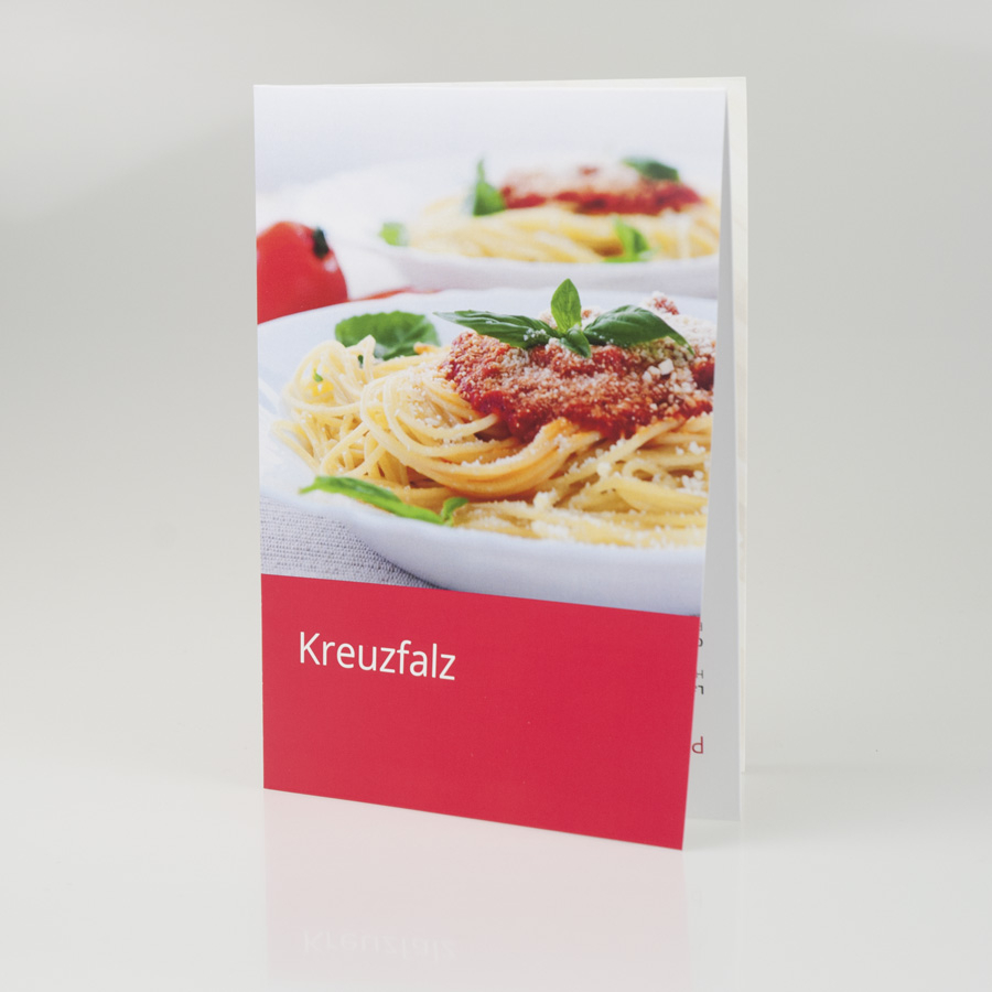 Flyer Kreuzfalz