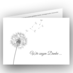 Danksagung – A5, 4 Seiten