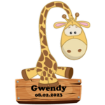 Geburtstafeln klein "Gwendy"