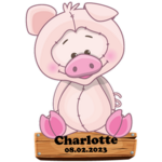 Geburtstafeln klein "Charlotte"