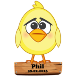 Geburtstafeln klein "Phil"