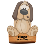 Geburtstafeln klein "Hugo"