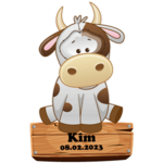 Geburtstafeln klein "Kim"