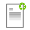Briefpapier Recycling