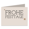 Weihnachtskarte «Festtage»