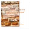 Dankeskarte «Mauer»