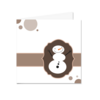 Weihnachtskarte «Schneemann»