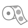 Sticker auf Rollen